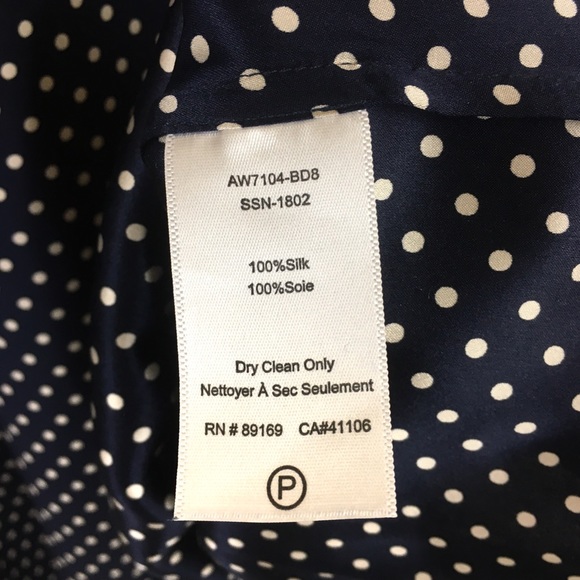 ATM NWT Silk Polka Dot Flounce Strappy Dress Sz L - Picture 7 of 8